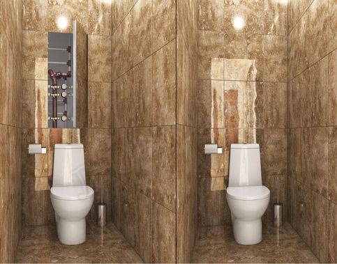 Люк-дверь под плитку Техно Противопожарный 450*1800 Люк-дверь под плитку Техно Противопожарный 450*1800