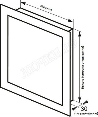 Люк сантехнический нажимной Бабушкина радость :-) 600*800 Люк сантехнический нажимной Бабушкина радость :-) 600*800