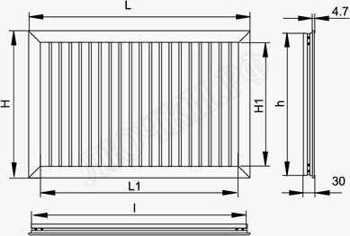 Решетка пластиковая НУН 200 х 200 бел. Решетка пластиковая НУН 200 х 200 бел.