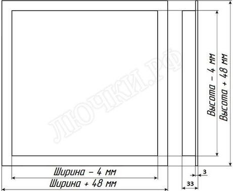 Люк сантехнический нажимной Бабушкина радость :-) 600*800 Люк сантехнический нажимной Бабушкина радость :-) 600*800
