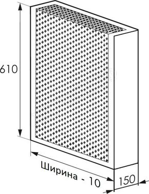 Радиаторный экран С перфорацией Цветок Радиаторный экран С перфорацией Цветок