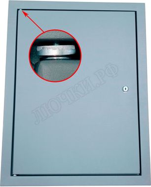 Люк сантехнический Элит усиленный 1 мм с замком 300*1600, RAL 9003 муар Люк сантехнический Элит усиленный 1 мм с замком 300*1600, RAL 9003 муар