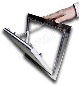 Люк под покраску Ультра для установки в потолок 200*300 (посадочный размер 206*306) Люк под покраску Ультра для установки в потолок 200*300 (посадочный размер 206*306)