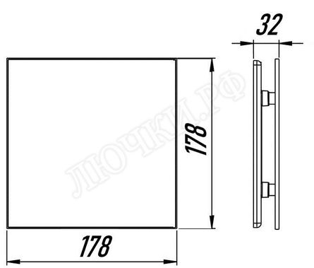 Панель для вентиляторов Awenta System+, Trax Glass, PTGB125M, Чёрный матовый стекло Панель для вентиляторов Awenta System+, Trax Glass, PTGB125M, Чёрный матовый стекло