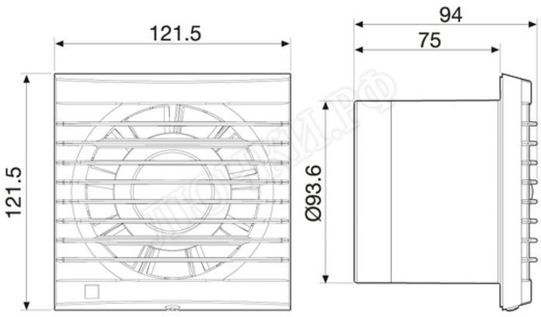 Вентилятор EDM 80 NT Вентилятор EDM 80 NT