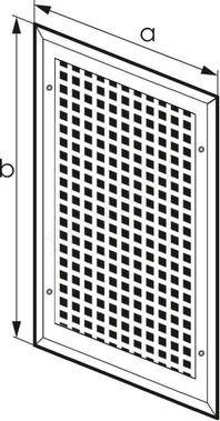 Решетка металлическая с перфорацией 5*8 мм накладная 850*750 Решетка металлическая с перфорацией 5*8 мм накладная 850*750